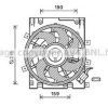 AVA QUALITY COOLING OL7604 Fan, radiator